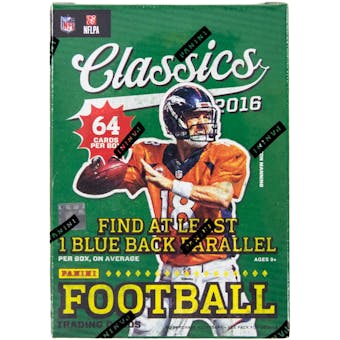 2016 Panini Classics Football 8-Pack Blaster Box