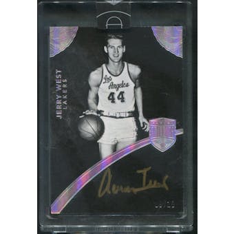 2014/15 Panini Eminence #26 Jerry West Silver Auto #09/10