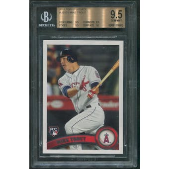 2011 Topps Update Baseball #US175 Mike Trout Rookie BGS 9.5 (GEM MINT)