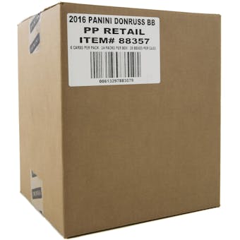 2016 Panini Donruss Baseball 24-Pack 20-Box Case