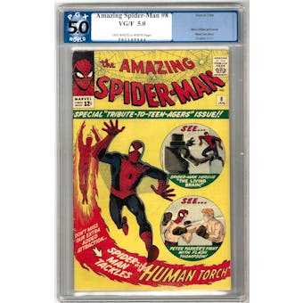 Amazing Spider-Man #8 PGX (OW-W) *501109044*