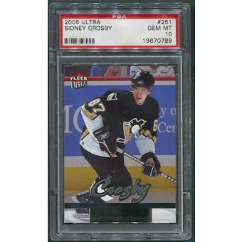 2005/06 Ultra Hockey #251 Sidney Crosby Rookie PSA 10 (GEM MT)