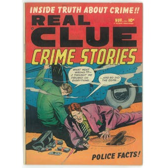 Real Clue Crime Stories Vol 5 #9 VF-