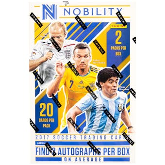 2017/18 Panini Nobility Soccer Hobby Box