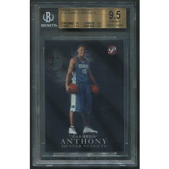 2003/04 Topps Pristine Basketball #109 Carmelo Anthony Rookie #189/499 BGS 9.5 (GEM MINT)