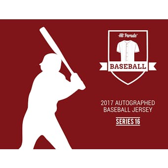 2017 Hit Parade Autographed Baseball Jersey Hobby Box - Series 16 - Aaron Judge