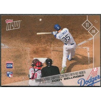 2017 Topps Now Card of the Month #MJUN Cody Bellinger Rookie /315