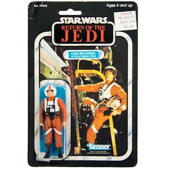 Star Wars ROTJ Luke Skywalker X-Wing Pilot 65 Back NO POP MOC