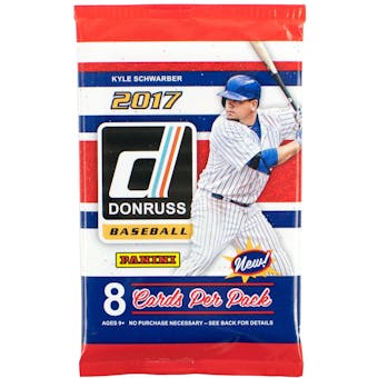 2017 Panini Donruss Baseball Retail Pack