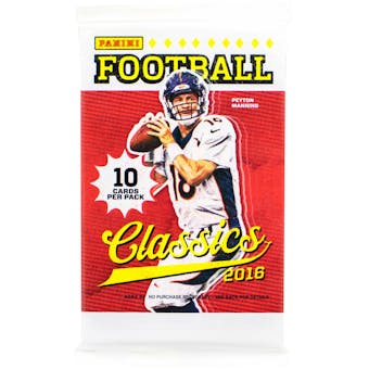 2016 Panini Classics Football Retail Pack