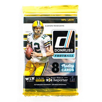 2016 Donruss Football Retail Pack (Lot of 24 = 1 Box)