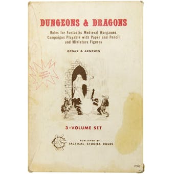 Original Dungeons & Dragons Box Set 6th Printing Complete with 4 Supplements