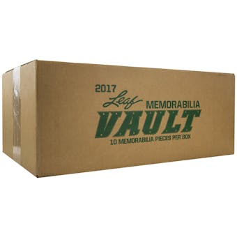 2017 Leaf Memorabilia Vault Hobby Box
