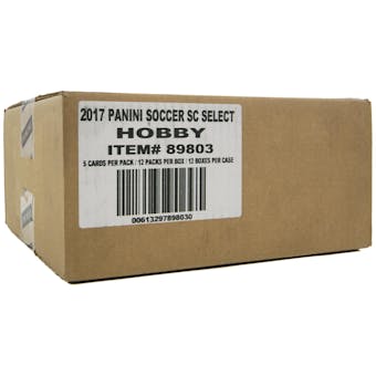 2017/18 Panini Select Soccer Hobby 12-Box Case