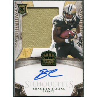 2014 Crown Royale #234 Brandin Cooks Green Rookie Patch Auto #3/5