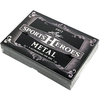 2017 Leaf Metal Sports Heroes Hobby Box
