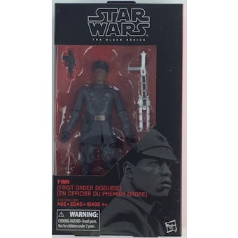 Star Wars E8 Last Jedi Black Series Finn First Order Disguise Figure