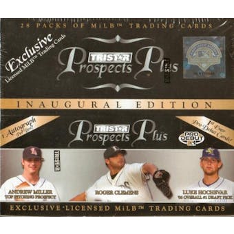 2006 TriStar Prospects Plus Baseball 28 Pack Box
