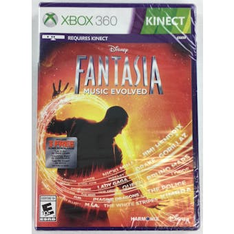 Microsoft Xbox 360 Disney Fantasia Music Evolved Brand New Sealed Kinect