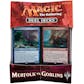 Magic the Gathering Merfolk Vs. Goblins Duel Deck Box (6 Count)