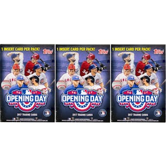 2017 Topps Opening Day Baseball 11-Pack Box (Lot of 3)