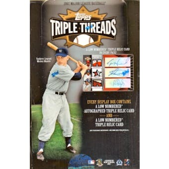 2007 Topps Triple Threads Baseball Hobby Box