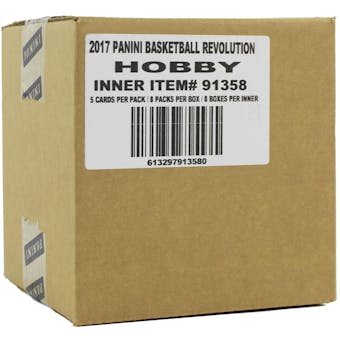 2017/18 Panini Revolution Basketball Hobby 8-Box Case