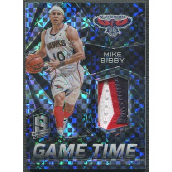 2015/16 Panini Spectra #40 Mike Bibby Game Time Materials Prizms Black Patch #1/1