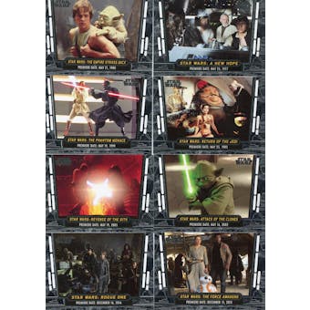 Star Wars 40th Anniversary Complete Base Set 200 Cards