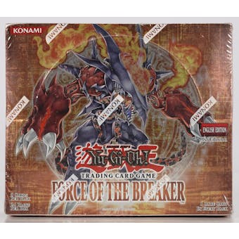 Upper Deck Yu-Gi-Oh Force of the Breaker FOTB 1st Edition Booster Box (EX-MT)