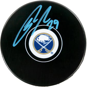 Jason Pominville Autographed Buffalo Sabres Ice Hockey Puck