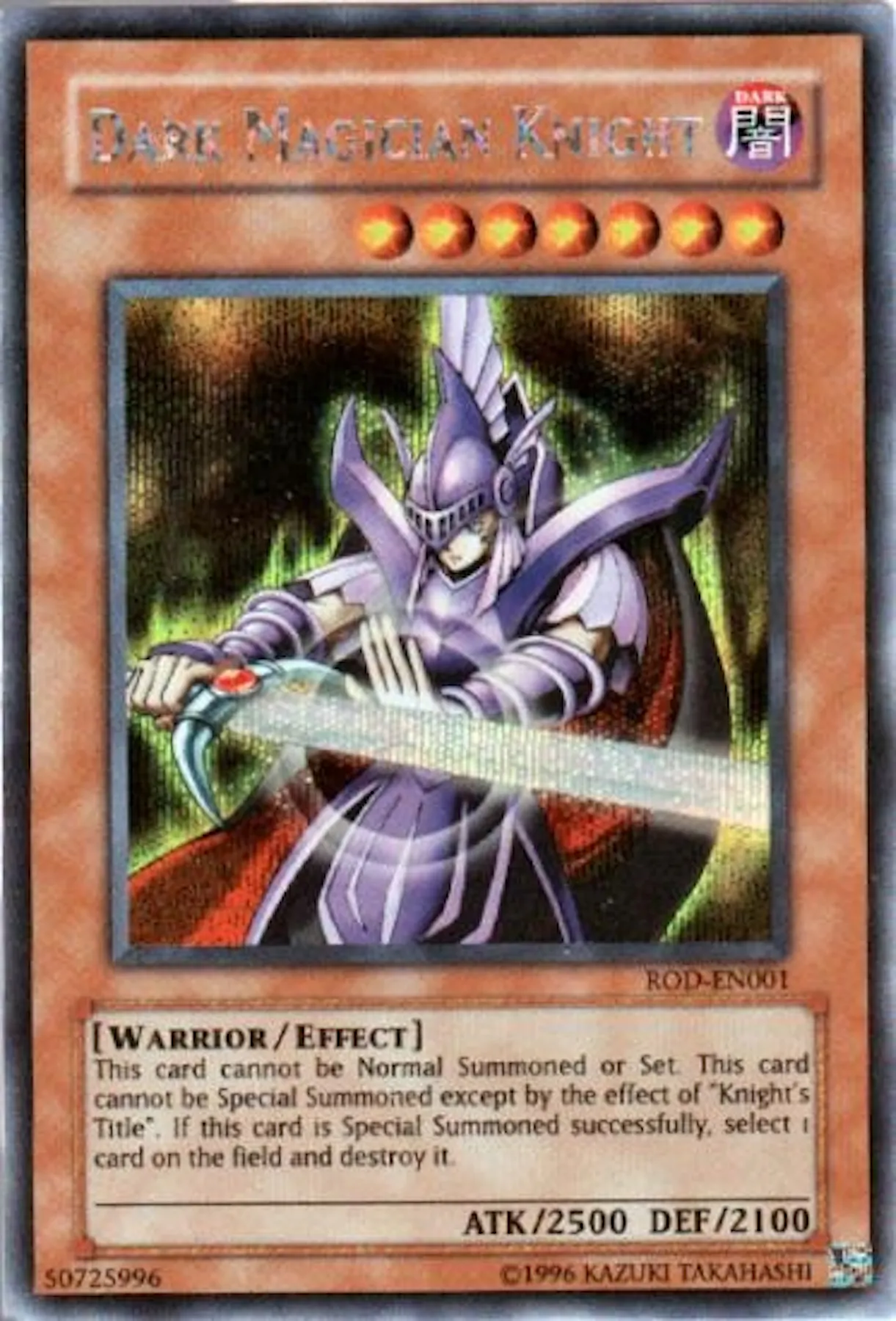 Yu-Gi-Oh Promo Single Dark Magician Knight Secret Rare (ROD-EN001) | DA Card World Yu-Gi-Oh Promo Single Dark Magician Knight Secret Rare (ROD-EN001) | DA Card World