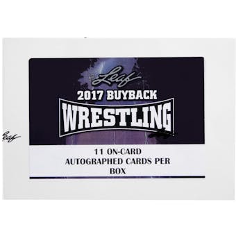 2017 Leaf Buyback Wrestling Hobby Box