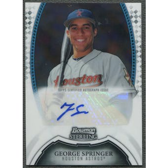 2011 Bowman Sterling Prospect #GS George Springer Rookie Auto