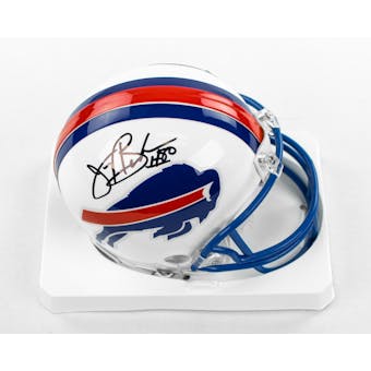 Jerry Butler Autographed Buffalo Bills Mini Football Helmet