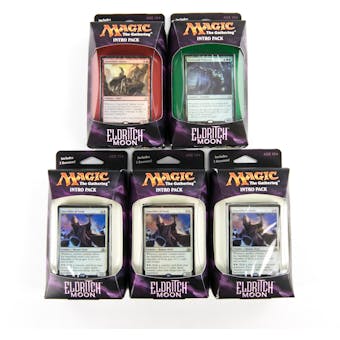 Magic the Gathering Eldritch Moon Intro Deck Lot - Untamed Wilds, Weapons and Wards, Unlikely Alliances