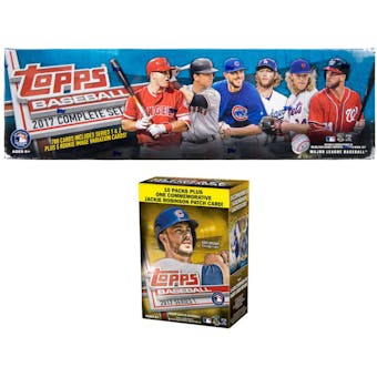 HOLIDAY COMBO! 2017 Topps Factory Set PLUS 1 2017 Topps Series 1 10-Pack Box