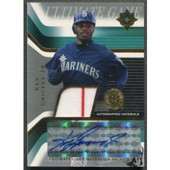 2004 Ultimate Collection #KG1 Ken Griffey Jr. Game Materials Jersey Auto #14/50