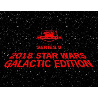 2018 Hit Parade Star Wars BIG BOXX Galactic Edition - Series #2 - Hamill Fisher Mayhew Boyega