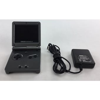 Nintendo Game Boy Advance SP Onyx Black System AGS-101 (Bright Screen)