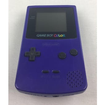 Nintendo Game Boy Color Purple System Loose