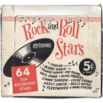 1959 Nu-Card Rock and Roll Stars Cello Box