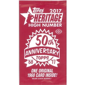 2017 Topps Heritage High Number Baseball 50th Anniversary Topper Pack