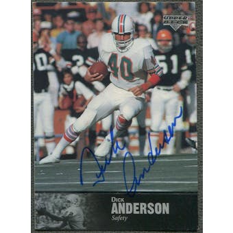 1997 Upper Deck Legends #AL75 Dick Anderson Auto