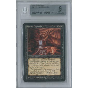 Magic the Gathering Antiquities Gate to Phyrexia BGS 9 (9.5, 8.5, 9.5, 9)
