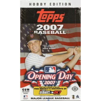 2007 Topps Opening Day Baseball Hobby Box