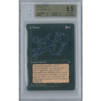 Magic the Gathering Legends Italian The Abyss BGS 9.5 (9.5, 9.5, 10, 9.5)