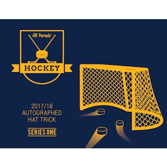 2017/18 Hit Parade Autographed HAT TRICK Hockey Hobby Box Series 1  Matthews, Kane, Selanne!!!!
