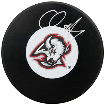 Chris Drury Autographed Buffalo Sabres Red & Black Hockey Puck