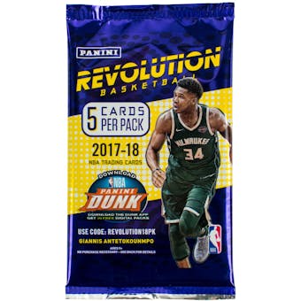 2017/18 Panini Revolution Basketball Hobby Pack